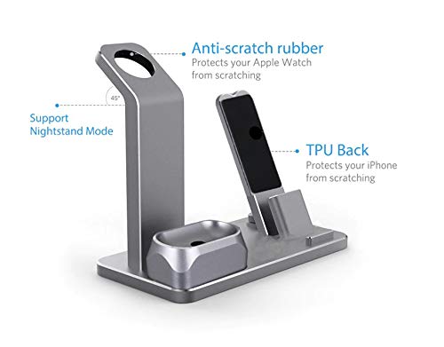 Apple iPhone 3-in-1 Aluminum Charging Dock/Stand/Station-NatoGears - Troogears