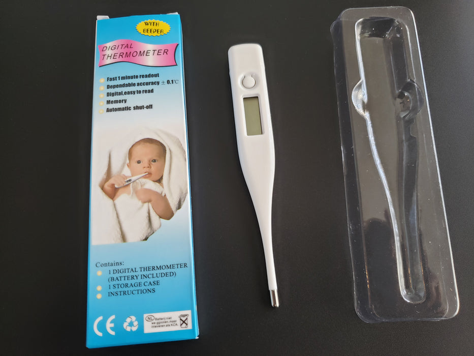 Digital LCD Oral Medical Thermometer For Baby Kids Adults Health Fever FDA Compliant! - Troogears